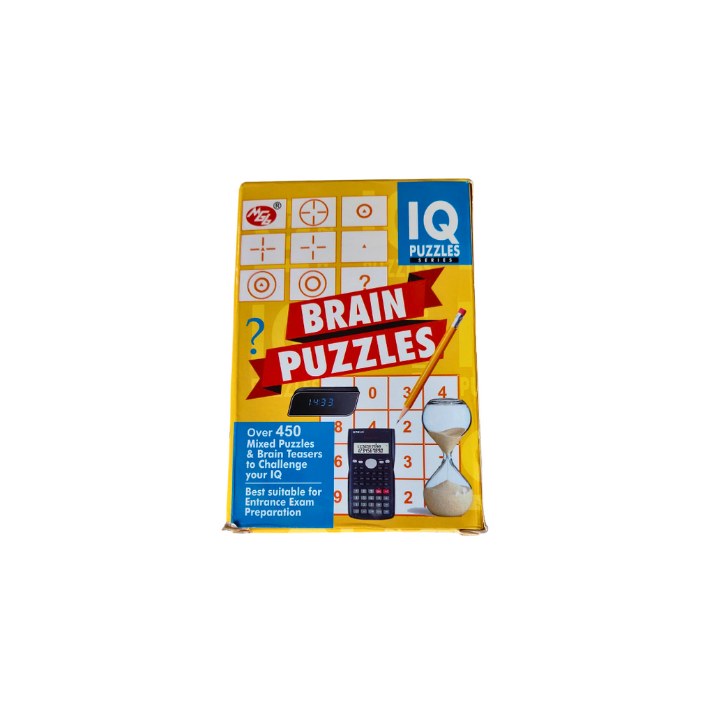 Brain Puzzle Book with Over 450 Puzzles