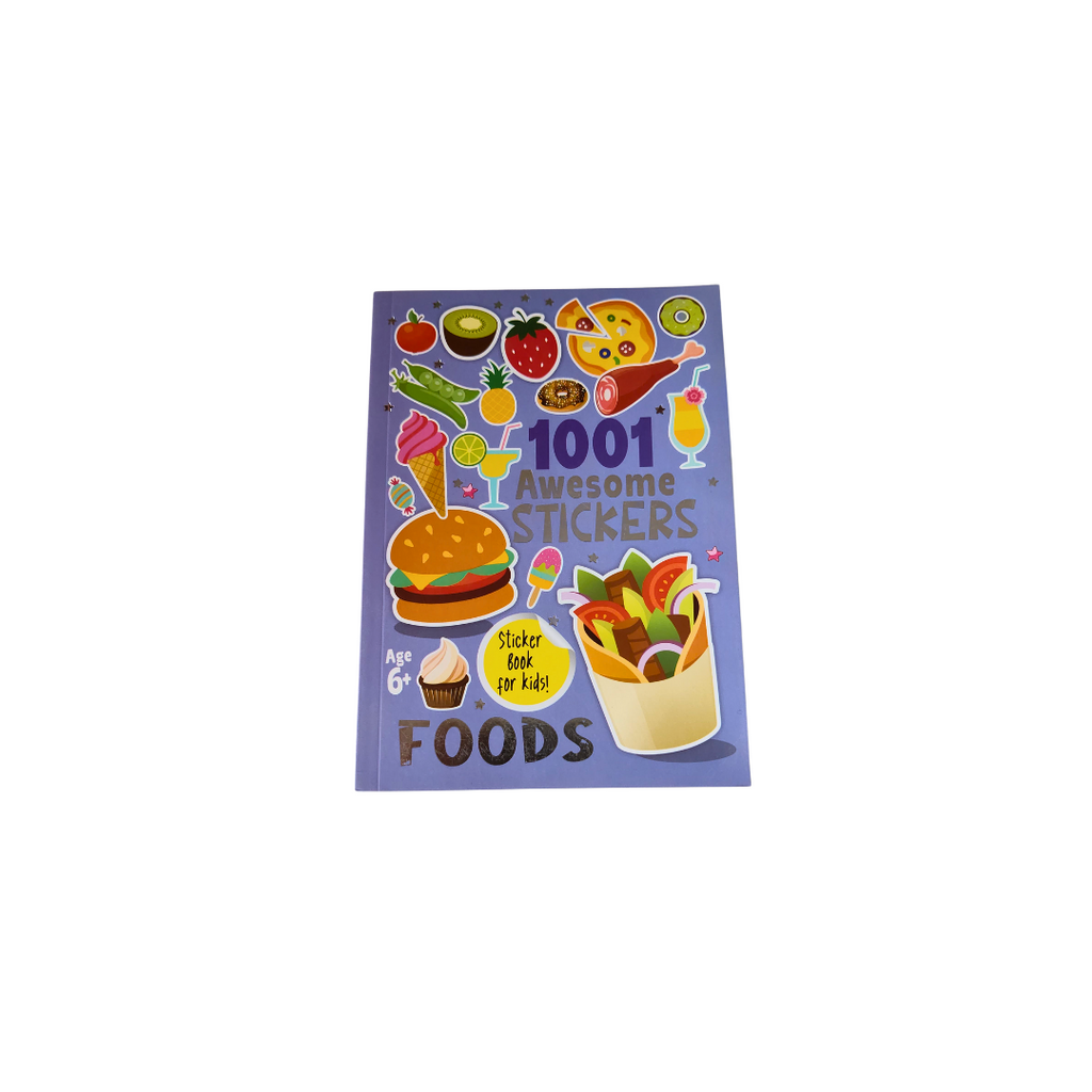 Food Sticker Books with 1001 Stickers