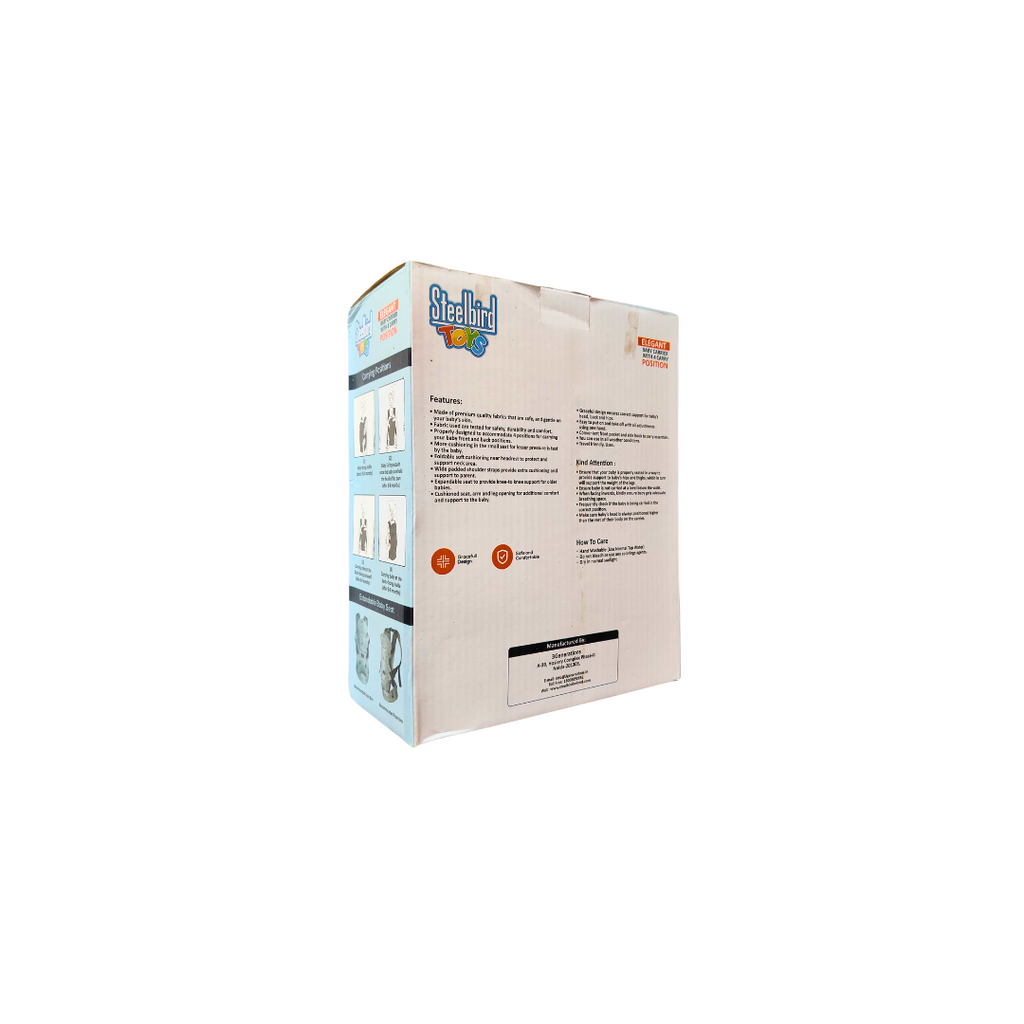 Steelbird Baby Carrier with 4 Positions