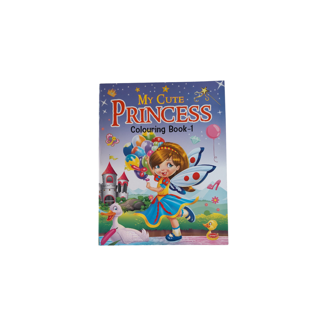 My Cute Princess Coloring Book-1 for Kids