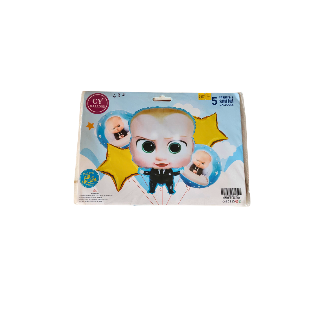 Boss Baby Themed Foil Balloons