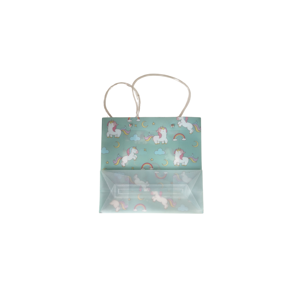 Designer Plastic gift Carry Bags,22x22cm.