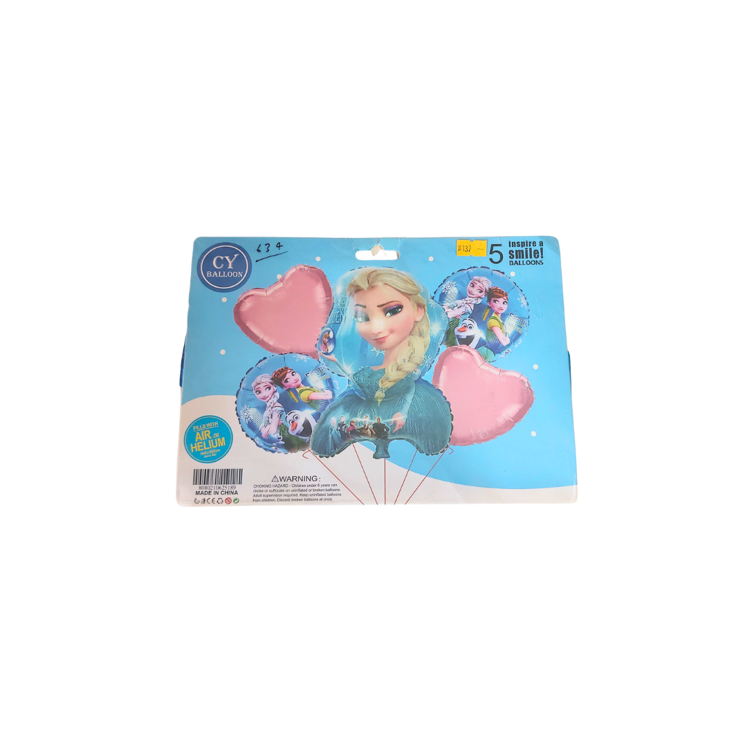 Frozen Themed Happy Birthday Foil Balloons