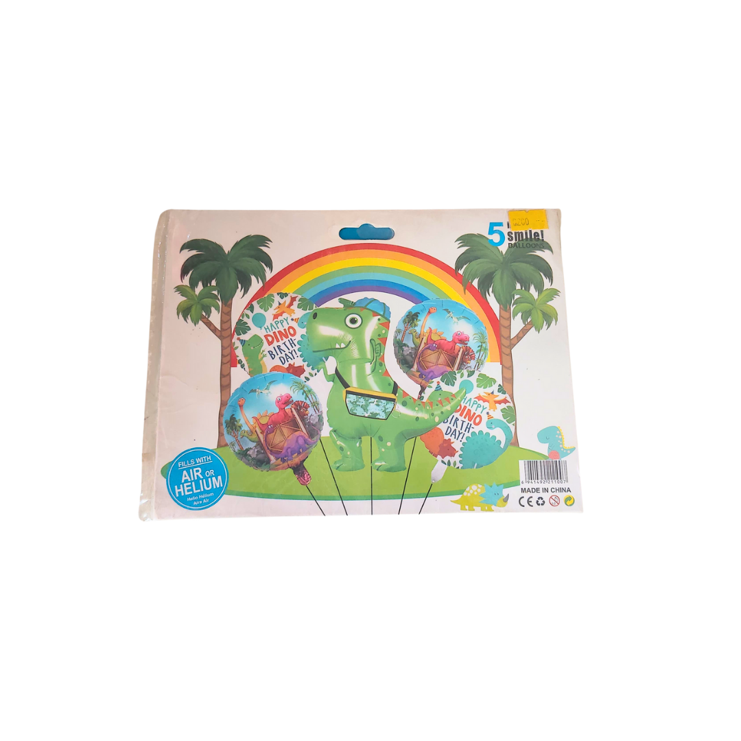 Rainbow Themed Happy Birthday Foil Balloons