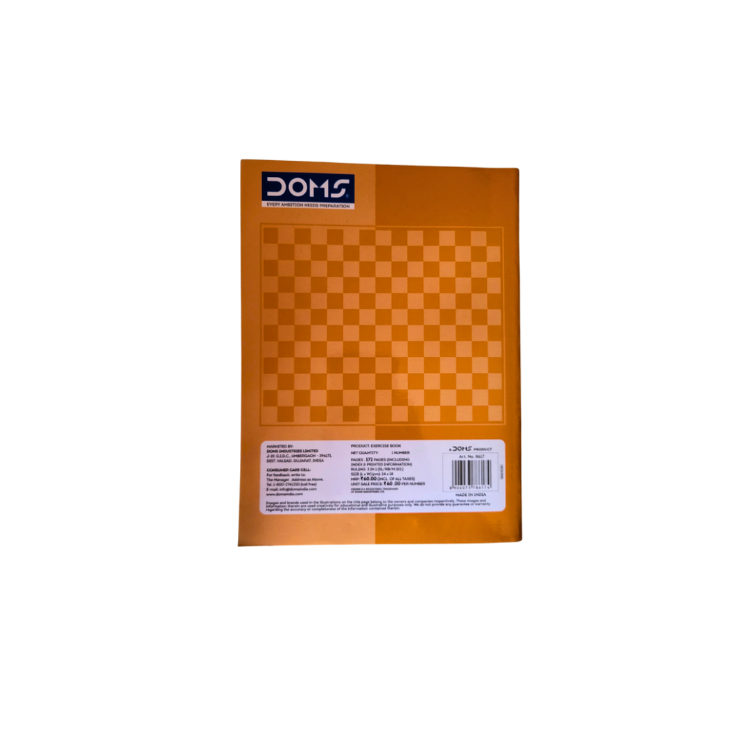 Doms Ruled Notebook,172 Pages