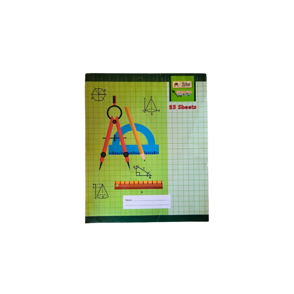 Graph Notebook,25 sheets