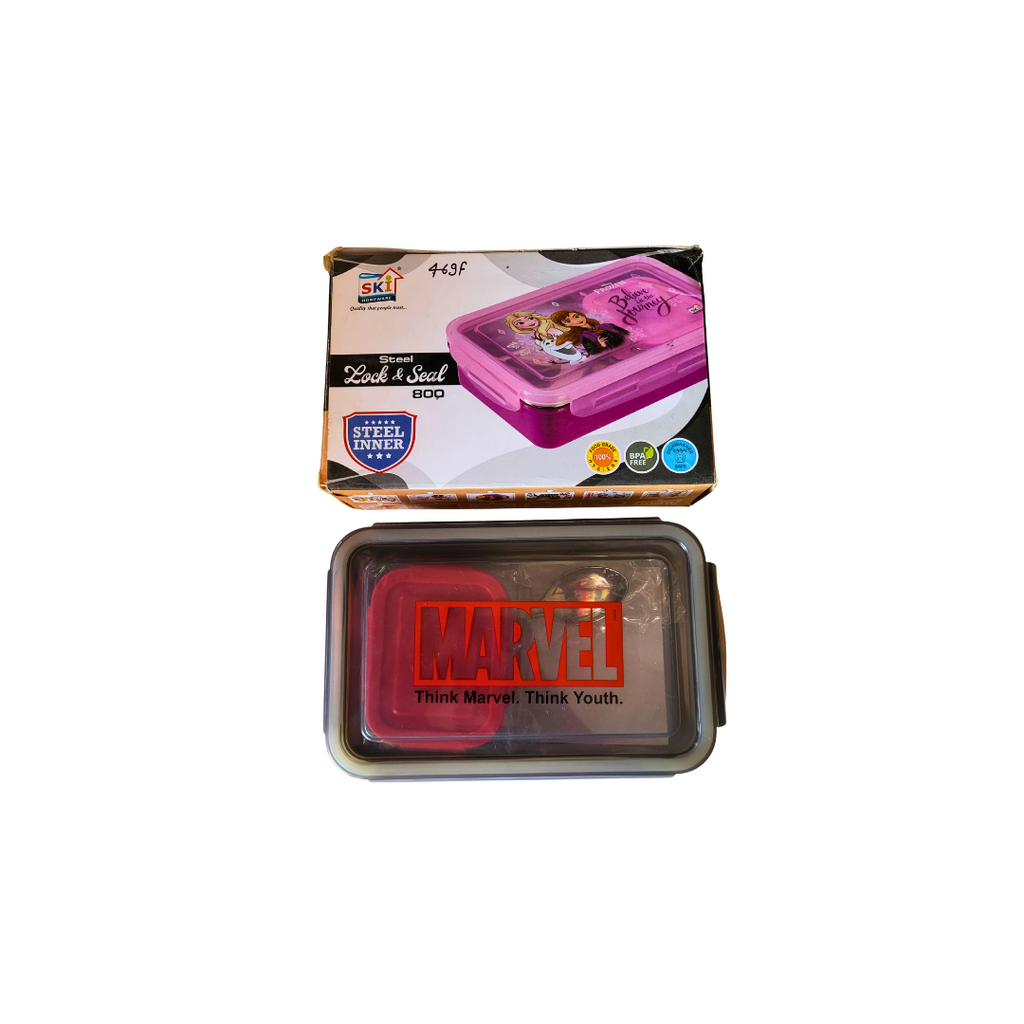 Marvel Themed Inner Steel Lunch Box