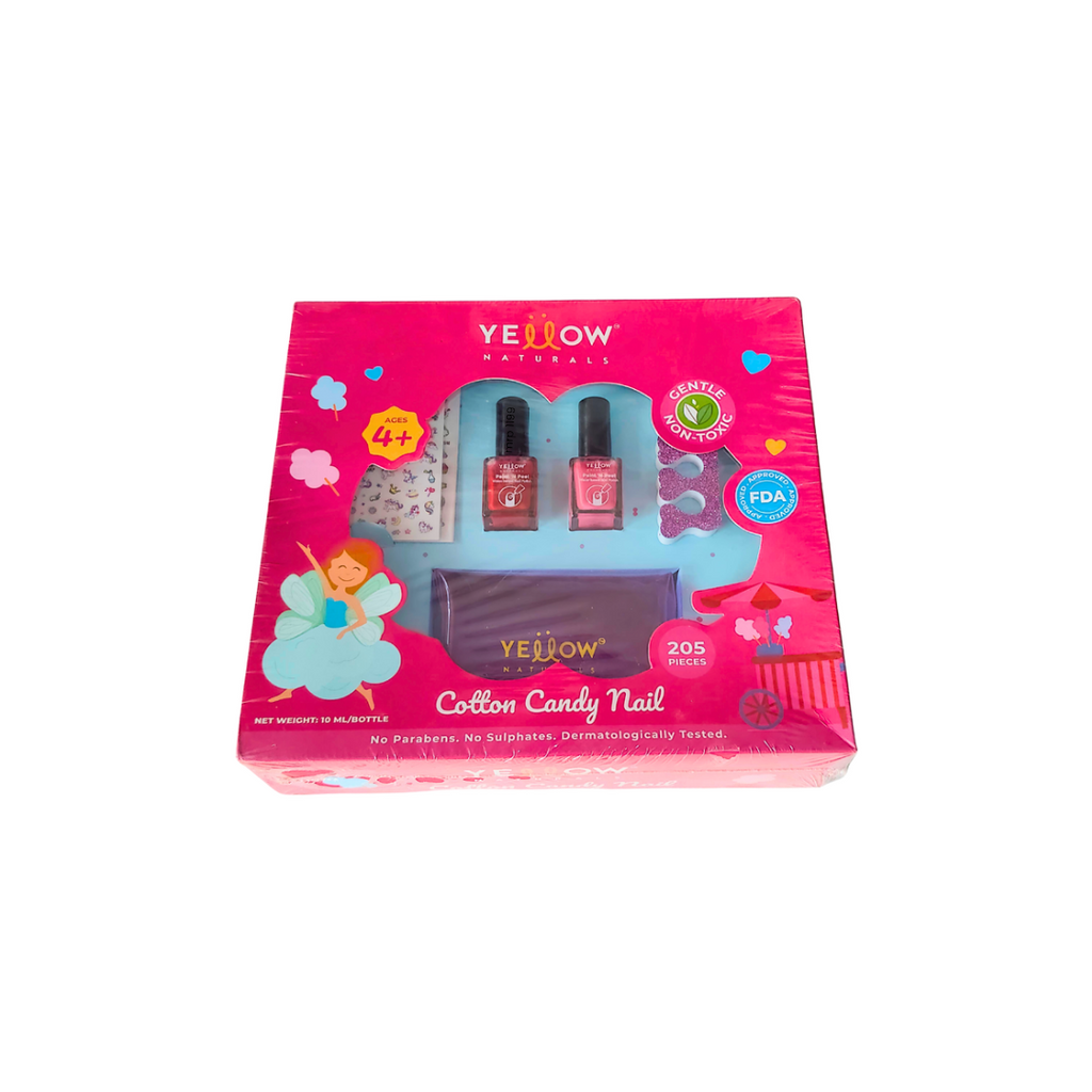 Yellow Natural's Cotton Candy Nail Paint