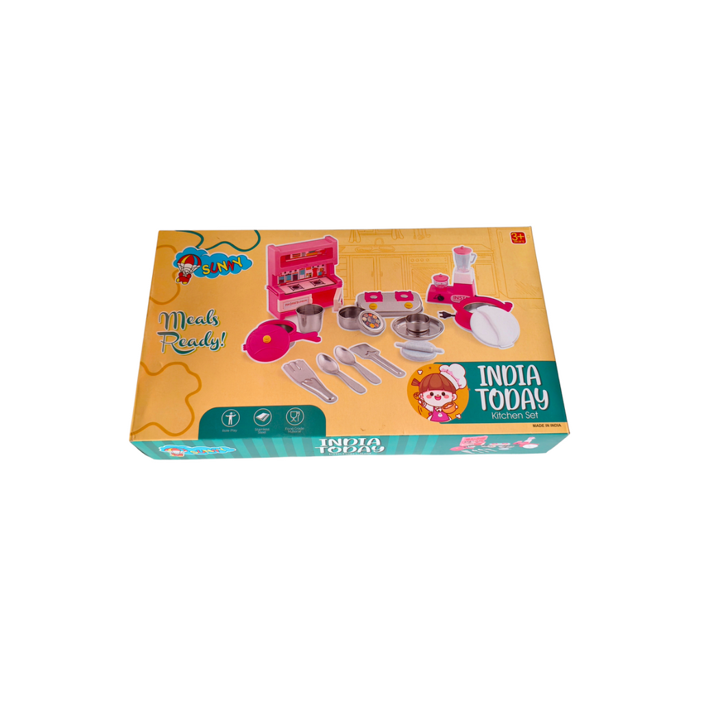 Sunny Kitchen Set for kids,stainless steel