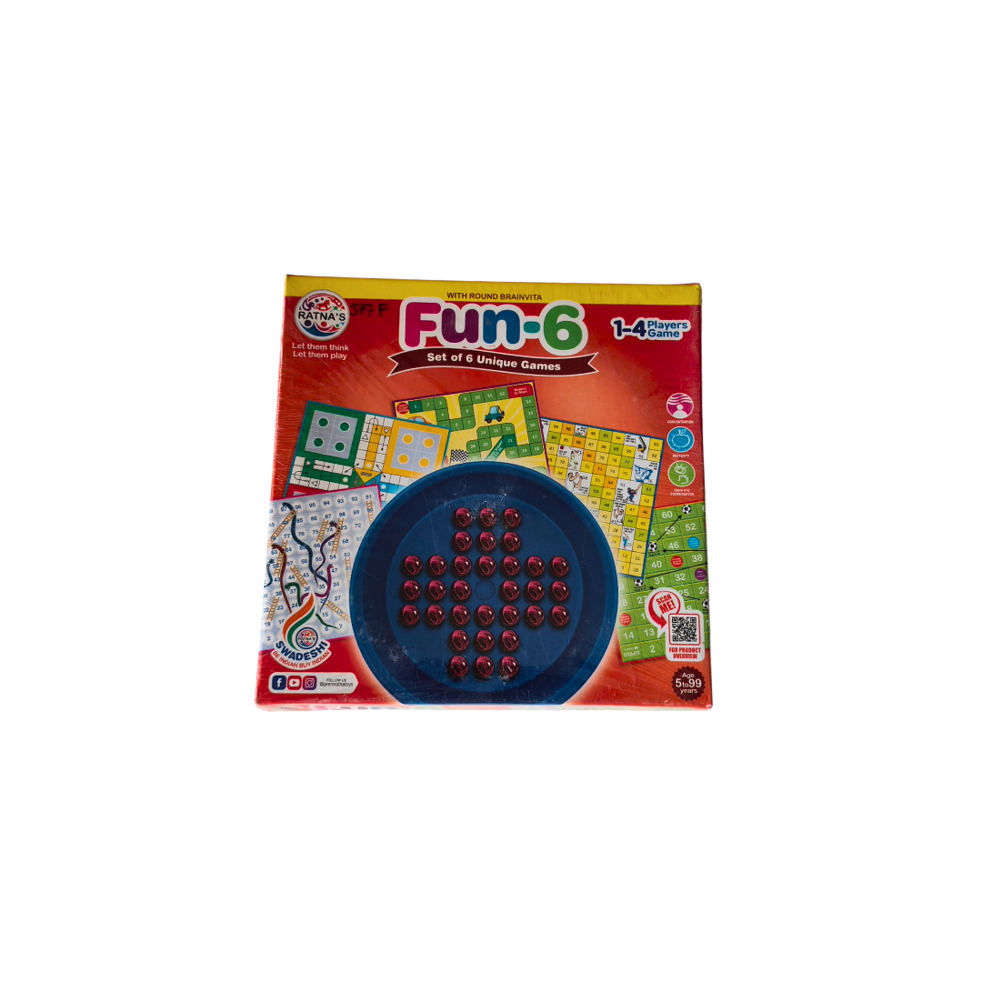 Ratna's Fun-6,Set of 6 unique games