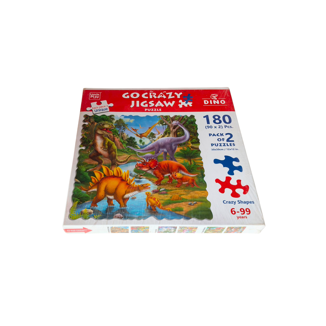 Dino Jigsaw Puzzle,2 sets,180Pcs