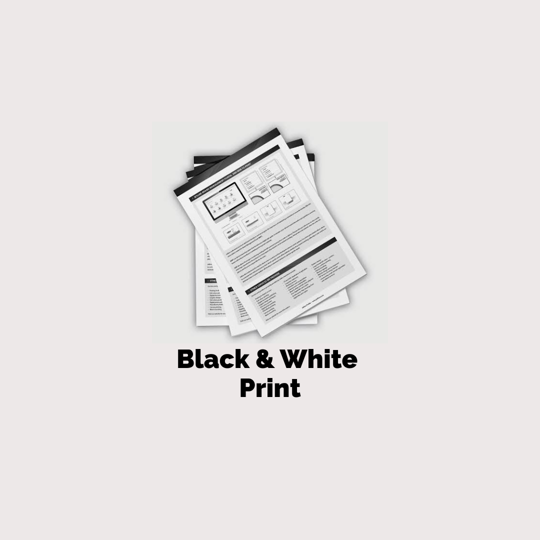 A4 Black & white Print,Click on WhatsApp Icon to send Documents