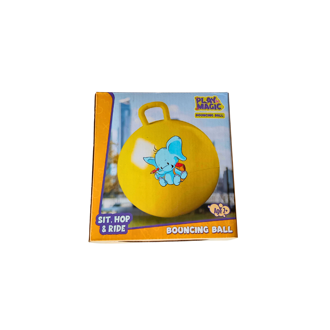 Play Magic Bouncing ball, Sit-Hop-Ride