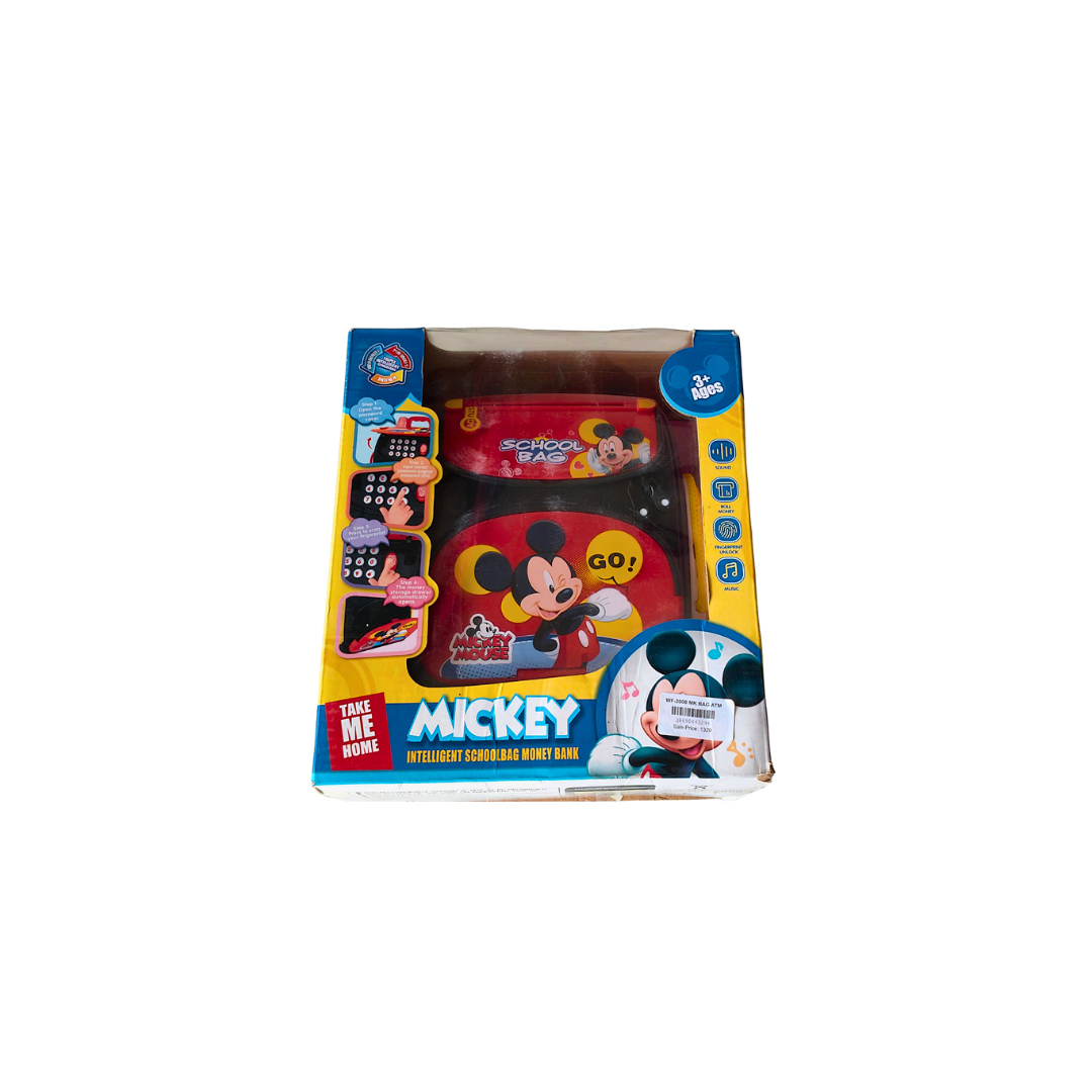 Money bank,Mickeymouse School Bag Themed