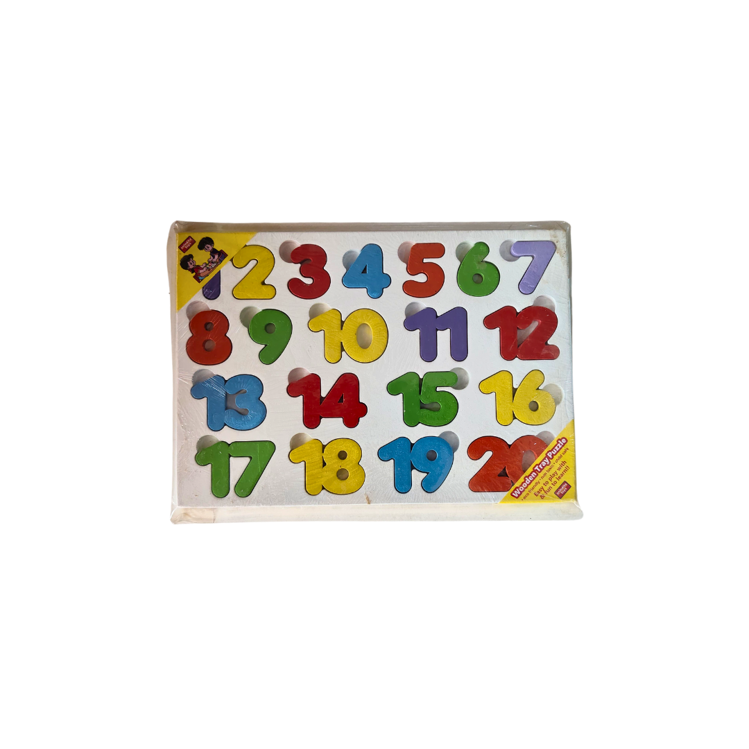 Wooden Tray Puzzles Numbers