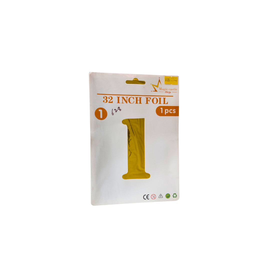 Digit Foiled Balloons